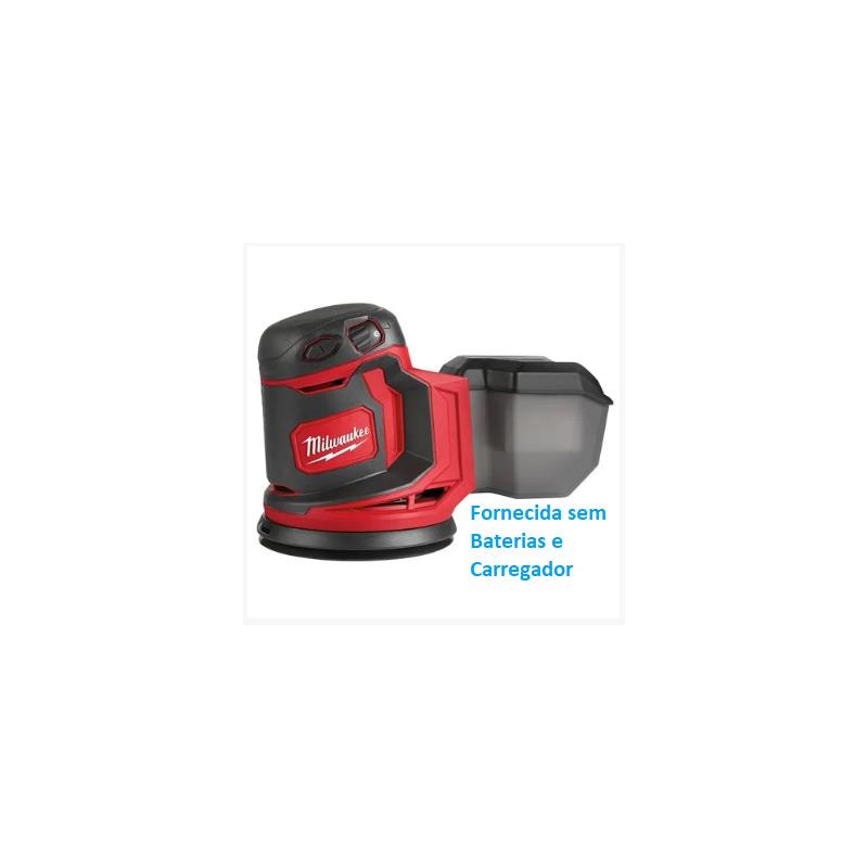 Lixadeira Milwaukee 18V M18 BOS125-0