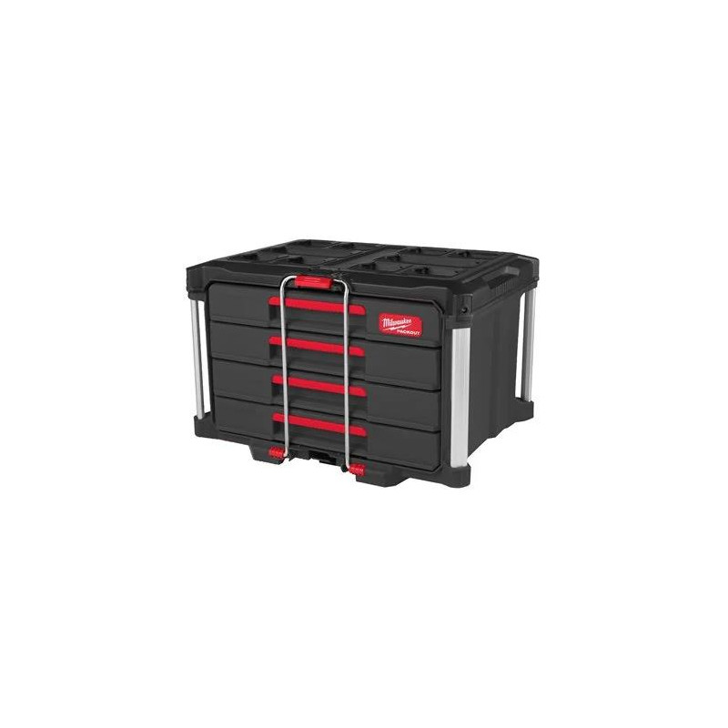 Caixa Organizadora Packout com 4 Gavetas Milwaukee