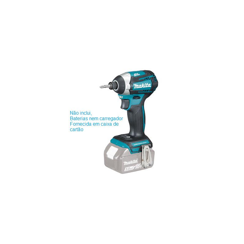 Aparafusadora Impacto 1/4 Bateria 18v Litio Makita DTD154Z