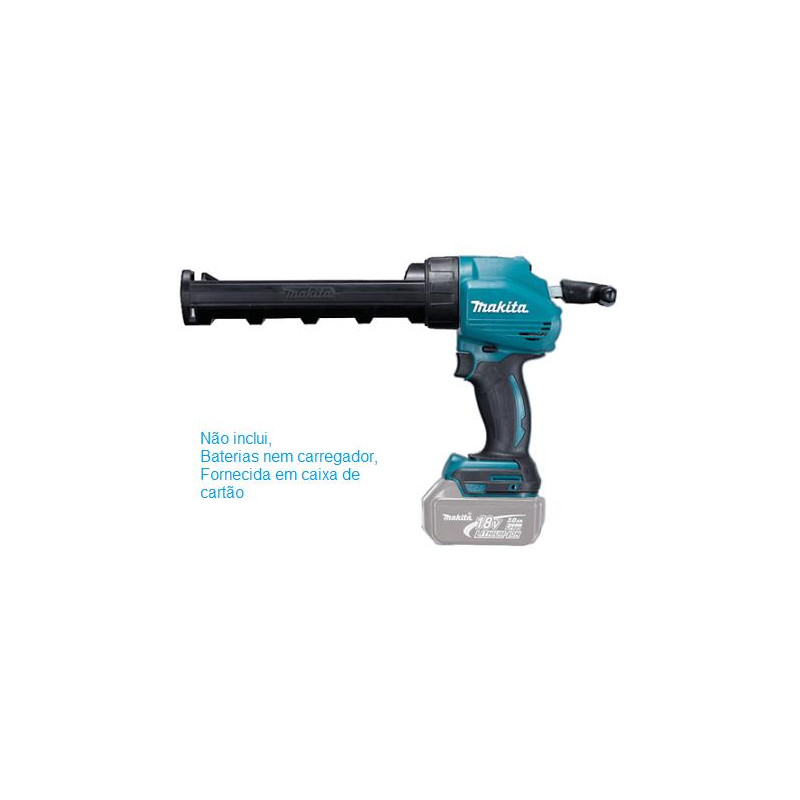 Pistola silicone a Bateria 18v Litio Makita DCG180Z