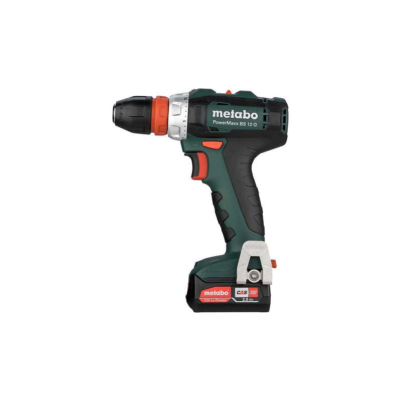 Berbequim Aparafus. 12V Metabo PowerMaxx BS12BL Q 2x2,0Ah