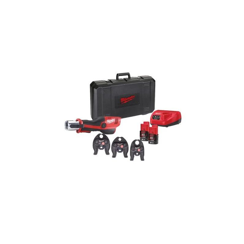 Maquina Cravar Tubos Milwaukee 12V M12HPT-202C + KIT U