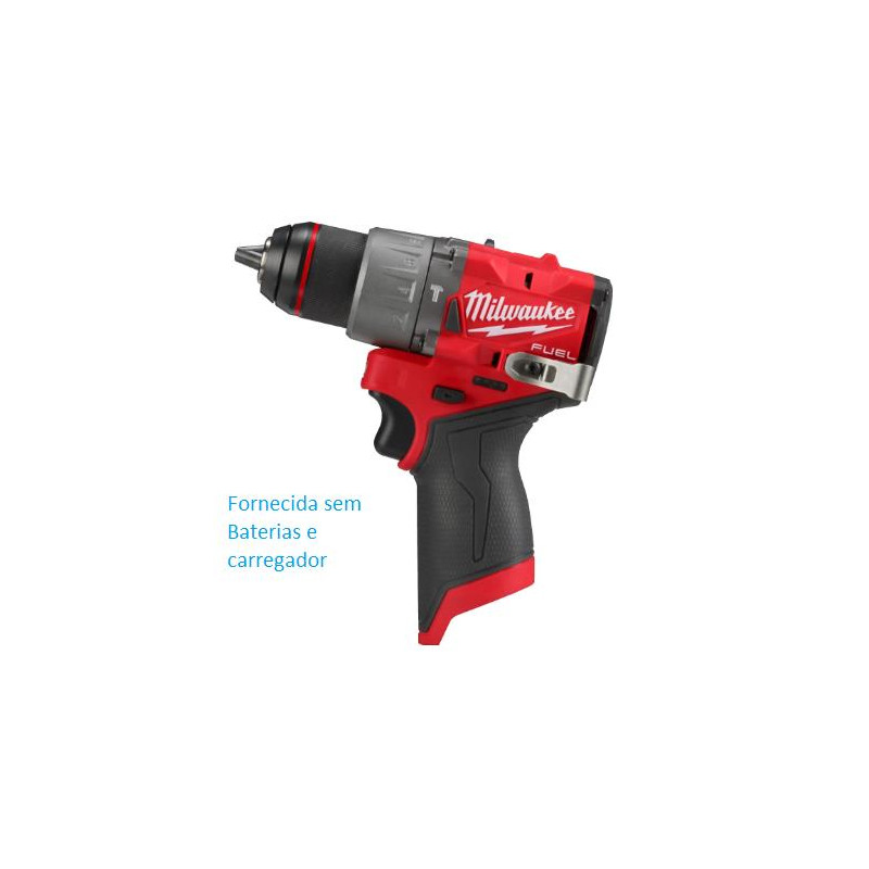 Berbequim Aparaf. C/Percução  Milwaukee 12V M12FPD2-0