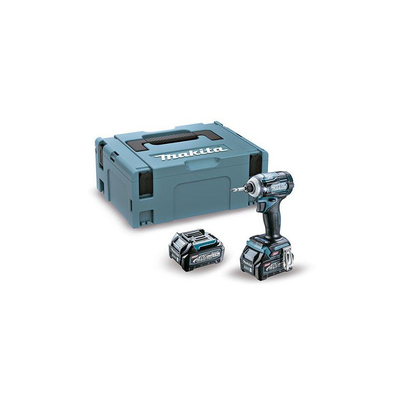 Aparafusadora Impacto 1/4 Bateria 40v Litio Makita TD001GD201