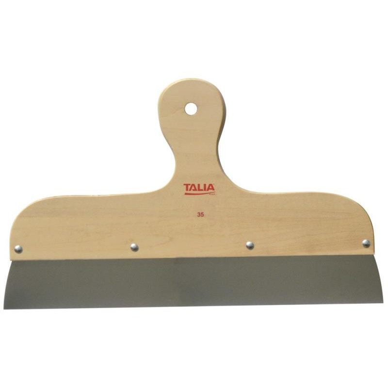 Betumadeira larga Inox Cabo madeira 50Cm