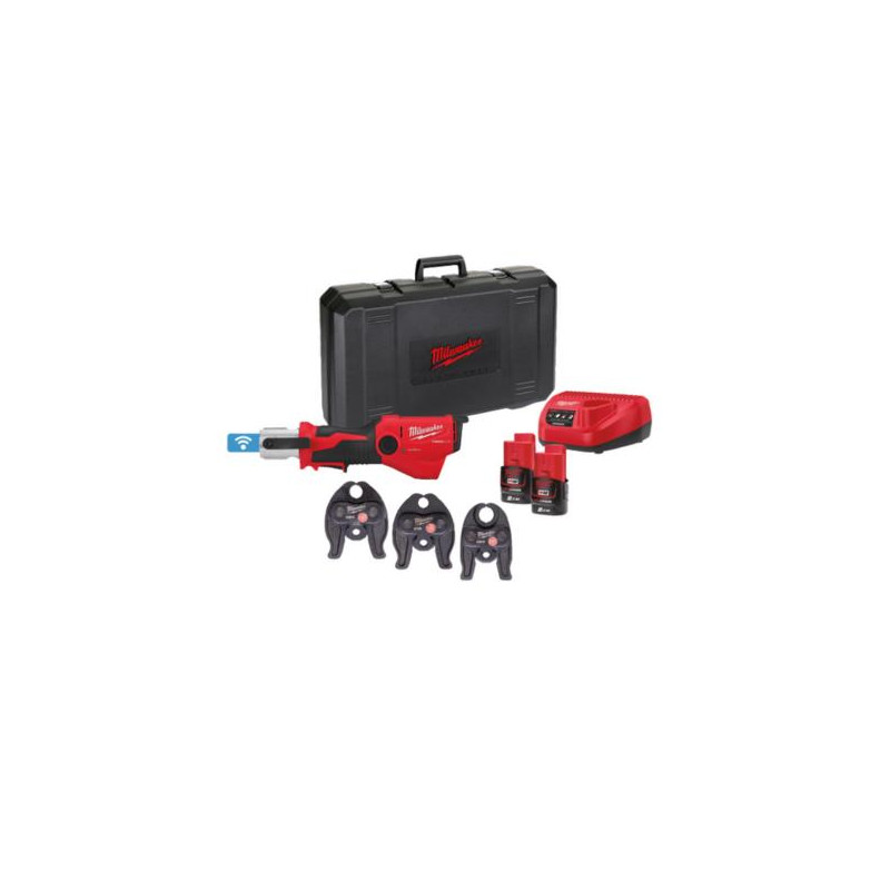 Maquina Cravar Tubos Milwaukee 12V M12HPT-202C + KIT U