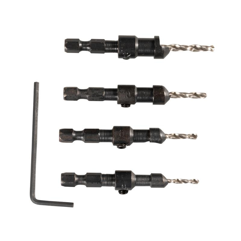 Conjunto Brocas com Escareador (4pcs)  D-73455