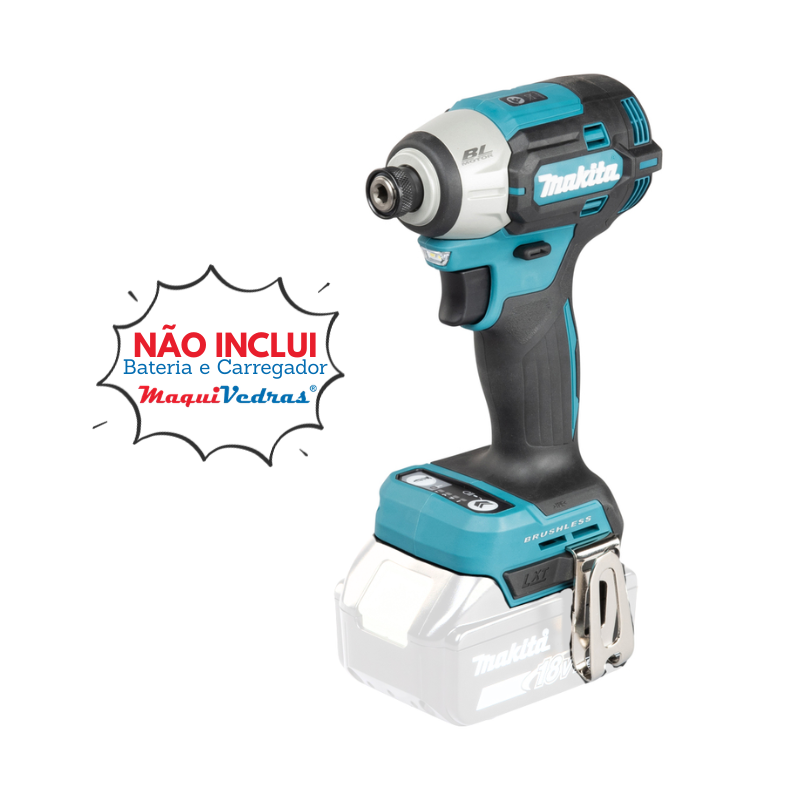 Aparafusadora Impacto 1/4 Bateria 18v Litio Makita DTD201Z