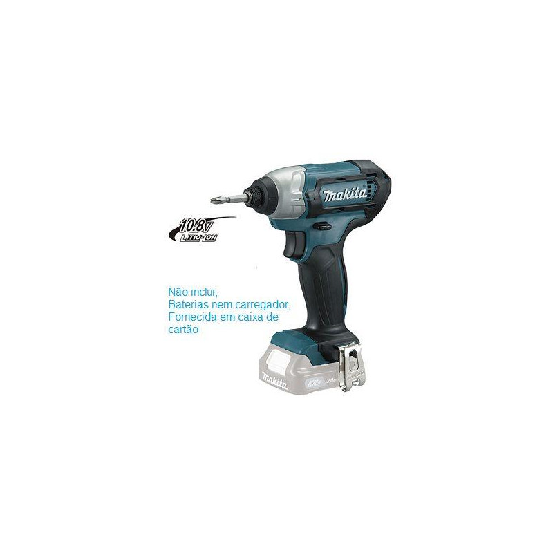 Mini Aparafusadora Impacto 10,8v Litio Makita TD110DZ